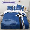 Hamburger Sportverein Pattern Bedding,Quilt Set Quilt Cover Pillowcase Home Birthday Gift(1 * Duvet Cover + 2 * Pillowcase, Without Core)