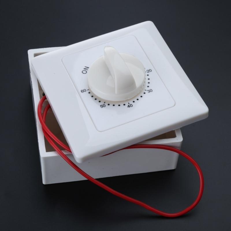 Mechanical Countdown Timer Control Interruptor 30 Minutes/60 Minutes/120 Minutes