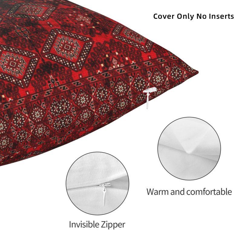 Traditioneller Vintage Königsroter Marokkanischer Stil Nordischer Kissenbezug Schlafzimmerdekoration Tribal Boho Vintage Floral Stuhlkissen