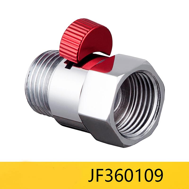 

Запорный клапан для душа, полностью латунный, G1/2 , быстродействующий запорный клапан, душевая лейка, водосберегающий туалетный пистолет-распылитель