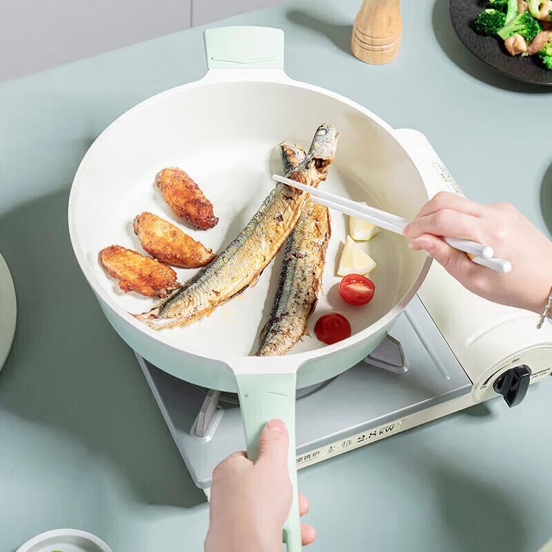 Debo Feliang 28cm Ubehandlet Aluminium Wokpanne