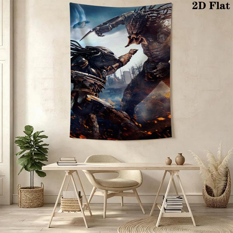 Predator Vs Alien Epic Space Battle Bedding 1 Duvet Cover 2 Pillowcase Without Core Bedding Set Soft And Comfortable