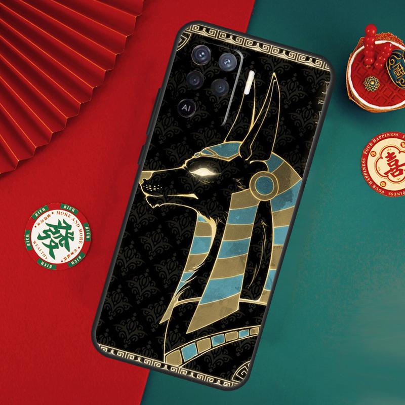 Egypt Nefertiti Anubis Ankh Case For Oppo A80 A40 A60 A6 A5 Pro A15 A16 A17 A57 A94 A74 A54 A76 A96 A18 A38 A58 A78 A98