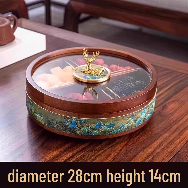 

New Chinese Style Wooden Snack Serving Tray