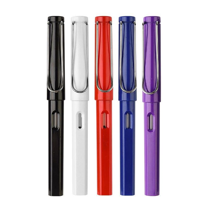 Zhengzi Student Fountain Pen - Iridium Gold 0.5mm Nib, 0.38mm Replaceable Ink Capsule, Steel Construction