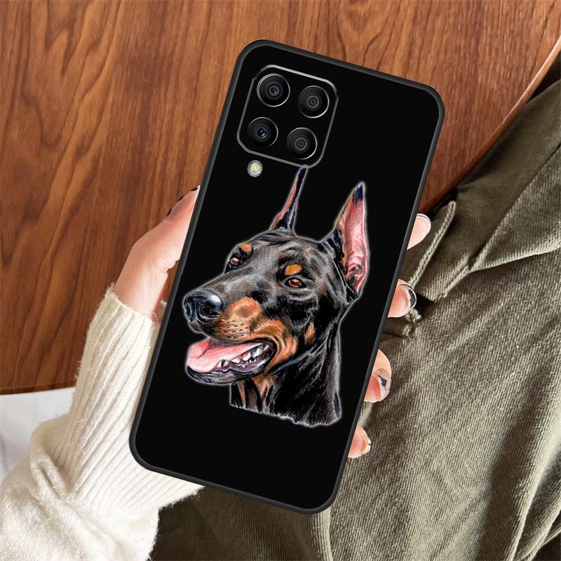 Dachshund Doberman Dog Case For Samsung Galaxy M06 M16 M36 M56 M33 M15 M55 M31 M13 M12 M14 M53 M32 M52 M35 M34 M54