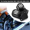 1 Pair Motorcycle Rear Axle Cover Nut Bolt Caps Accessories Fit CNC Aluminum Black For Harley Sportster 1200 883 X48 2004-2016