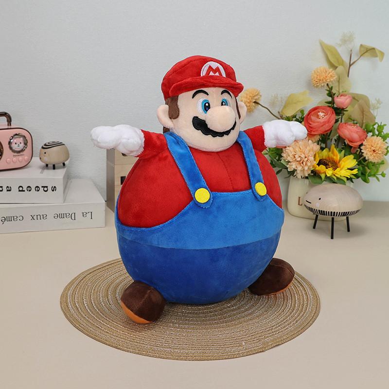 Mario Spiel Plüschpuppe Ball Mario Dicker Bauch Fett Luigi Sumo Puppe