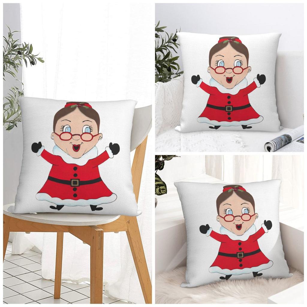 Pillow Cover Christmas Humor Custom DIY Cushion Cover Retro Trendy Pillow Case For Sofa Home Decoration Pillowcases