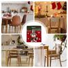 Chair Back Covers Christmas 3D Doll Seat Slipcovers Holiday Chair Covers For Hosts Parents Dinner Family Gathering Kitchen