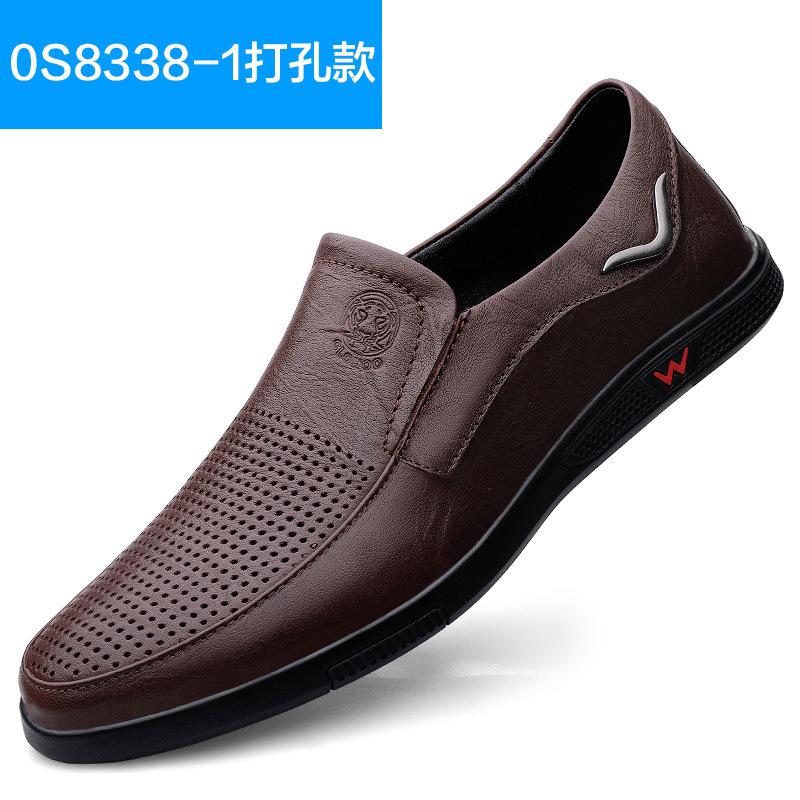 Fashion High Quality Men's Business Casual Leather Shoes Breathable Comfortable Shoes Popular Classic Dress Shoes Men Zapatos De Hombre