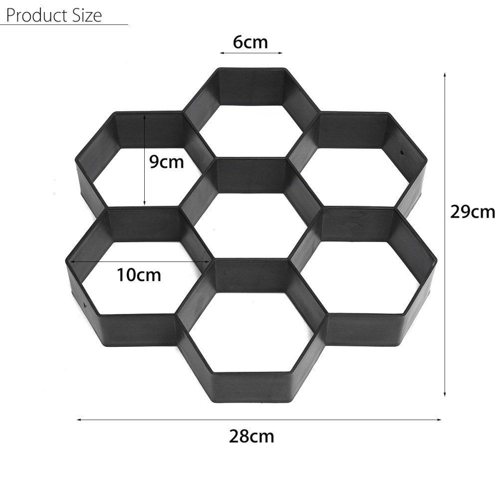 Reusable DIY Garden Stepping Stone Mold for Landscaping