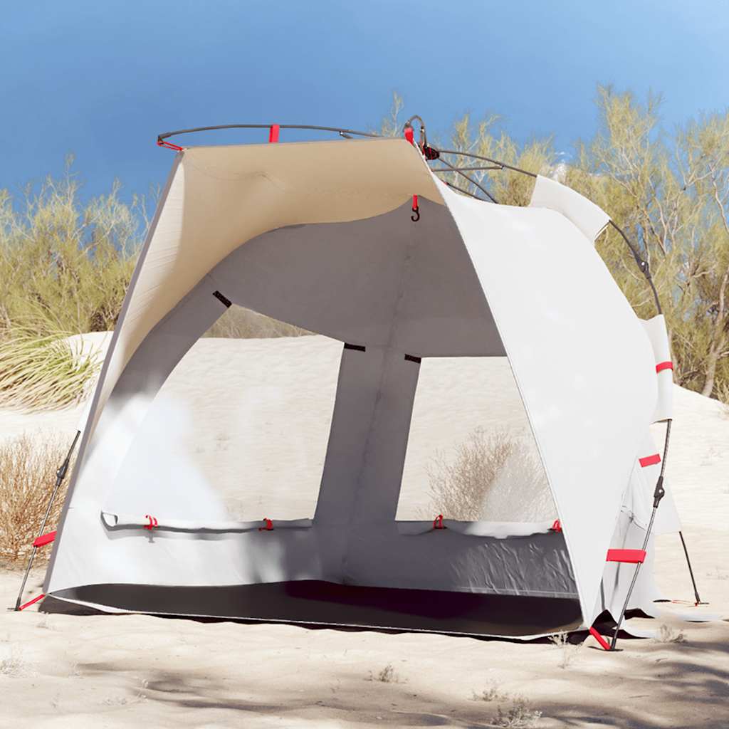 Vidaxl Beach Tent, 2-Person, Grey, Waterproof