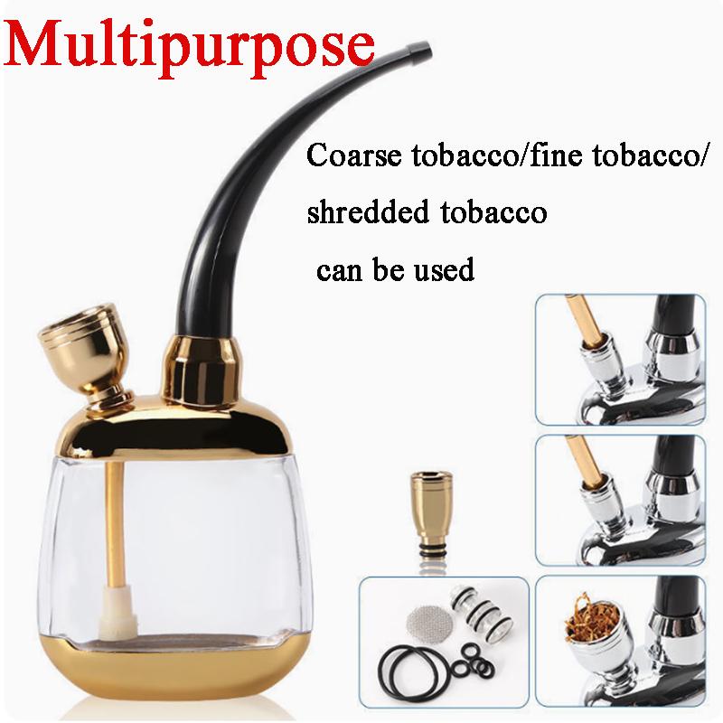 Mini Hookah with Shisha Accessories Portable Handheld Hookah Tool Water Pipe for Multifunctional Small Shisha Set