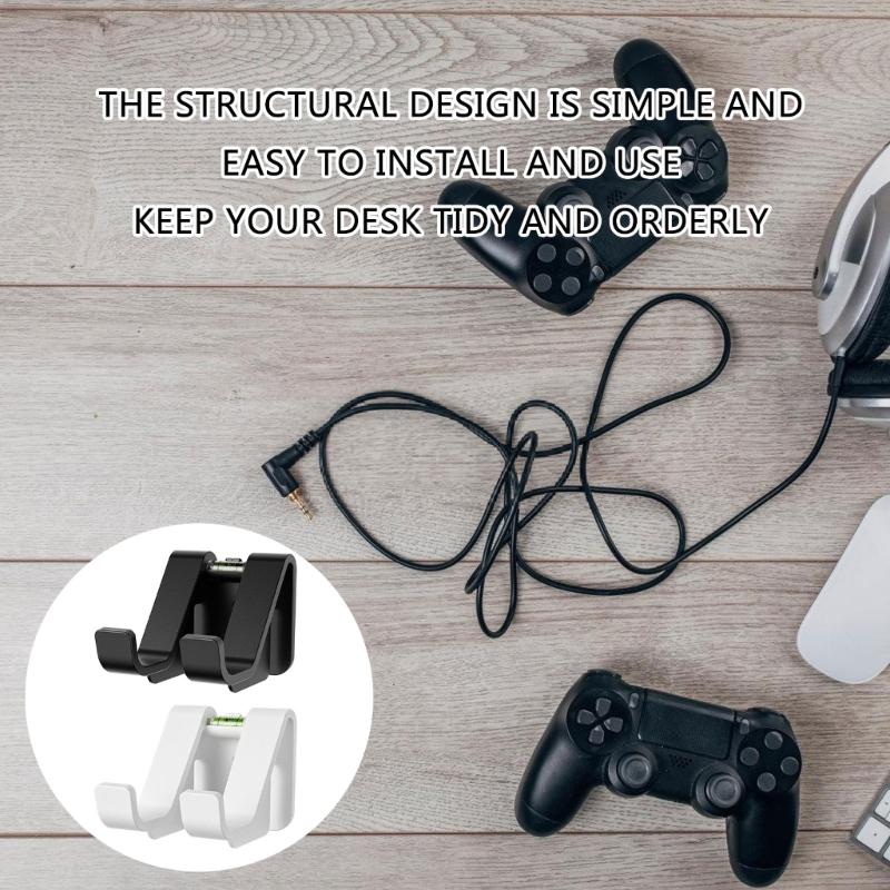 Game Controller Holder Wall Mount Stand Universally Headset Hanger Headphone Holder Gamepad Display Stand
