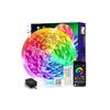 LED Strip Lights [RGB 16 Million Colors, App + Remote Control, Microphone/Music Synchronization, Timer Function] 22 Modes, Stepless Dimming (Japan PSE