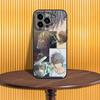 L-Perduto Nella N-Nuvola Per iPhone 17,16,15,14,13,12,11,Air,X,XR,Pro,Max,Plus Cover Nera in Silicone Morbido Custodia per Telefono