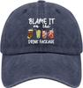 Blame It On The Drink Package Baseball Cap Funny Vacation Print Adjustable Polyester Casual Hat