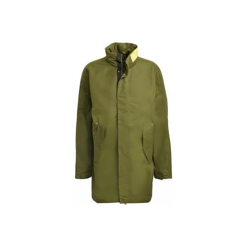 

adidas Sports Casual Mid-Length Stand Collar Jacket for Men, Military Green L зелёный