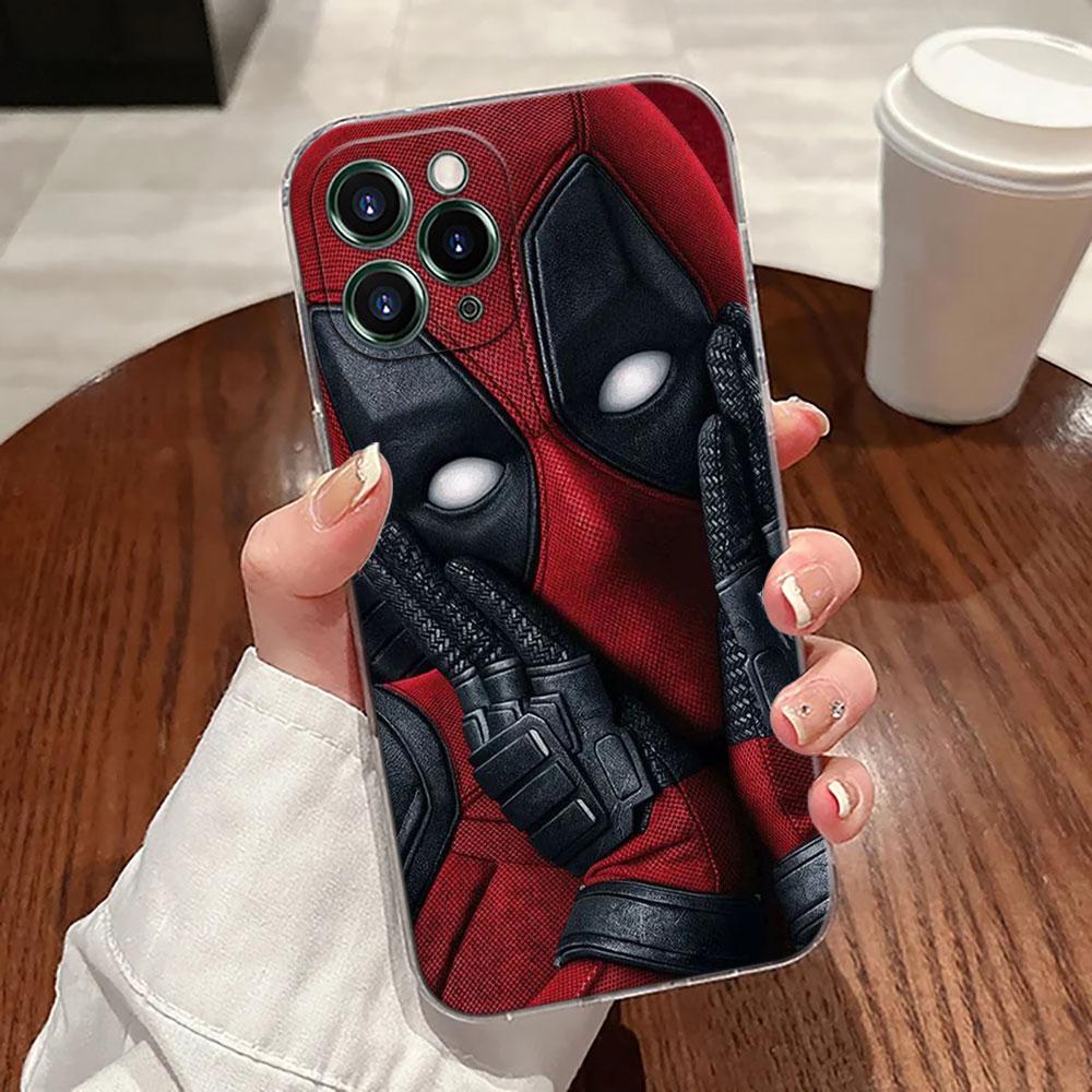 Marvel Cap USA Ironman Hulk Transparent Phone Case For iPhone 17 Pro Max 17E 11 12 13 14 15 16 Pro Max Plus 17 Air 16E 7 X Cover