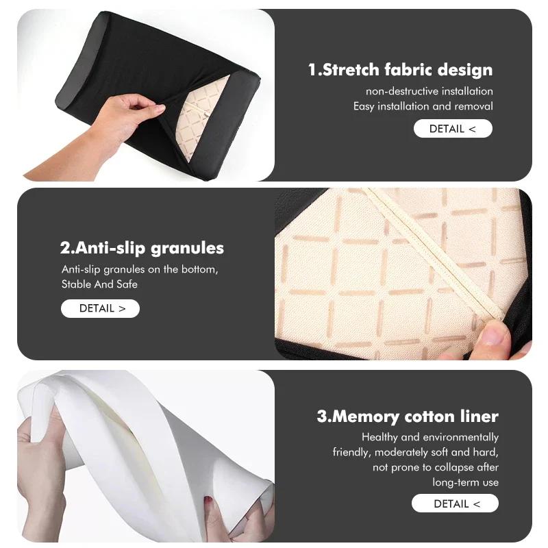 2025 Horká podložka výšky boxu loketní opěrky auta Polštářek na ochranu středové loketní opěrky Pro Mazda Atenza Axela MX30 CX30 CX3 CX9 MX5 RX8 RX7