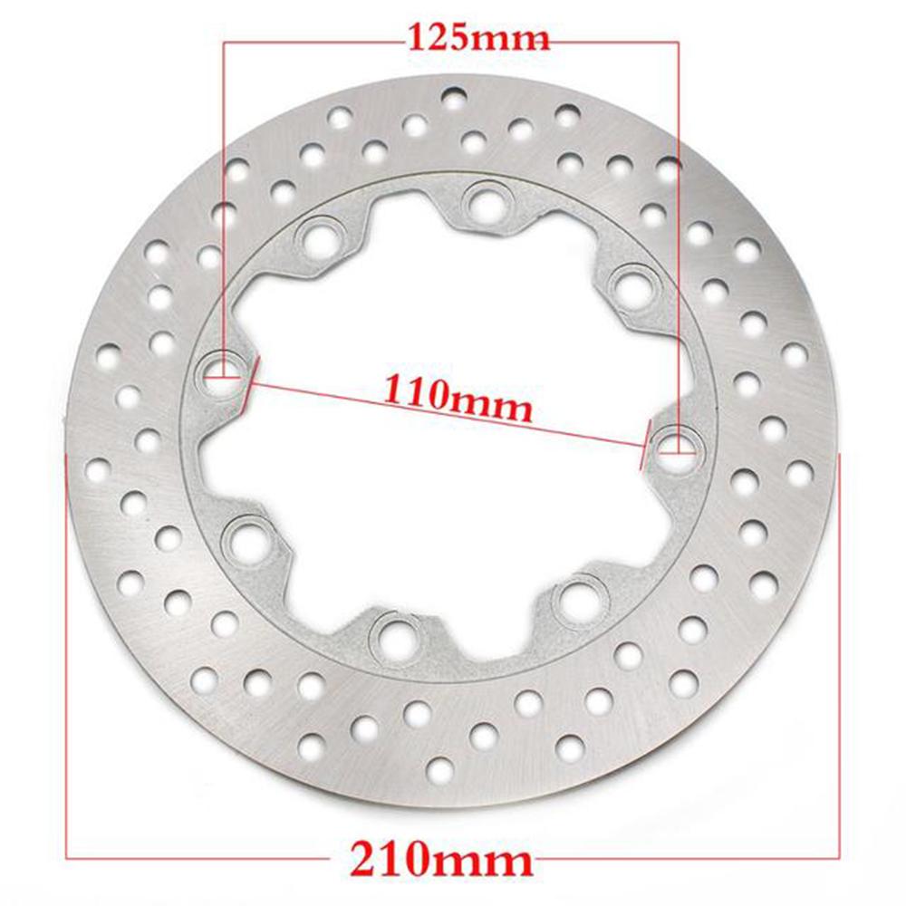240mm 210mm KL 250 Motorcycle Disc Brake Front Rear Brake Disc Rotor for Kawasaki KL250 KLX250 Super Sherpa Stockman Rear Brake Disc