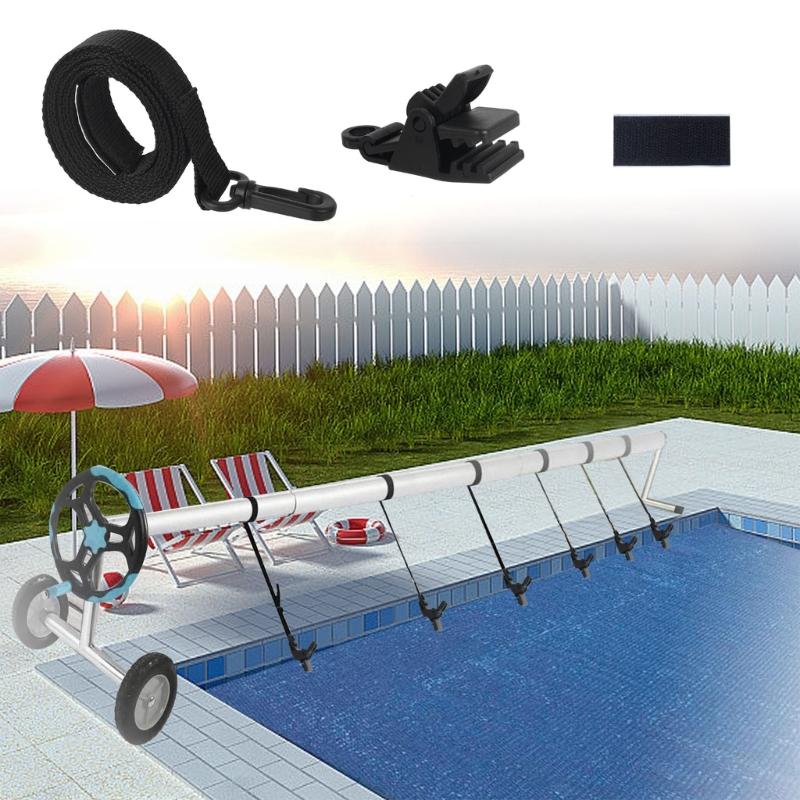 Adjustable Pool Cover Fastening Suit Swimming Pool Solar Cover Reel Attachments Swimming Pool Cover Reel Accessories