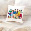 C-Crayron S-Shin-Chan Pillow Case Cushion Cover Soft Cute Throw Pillow Case For Car Sofa Pillowcase Polyester With Zipper