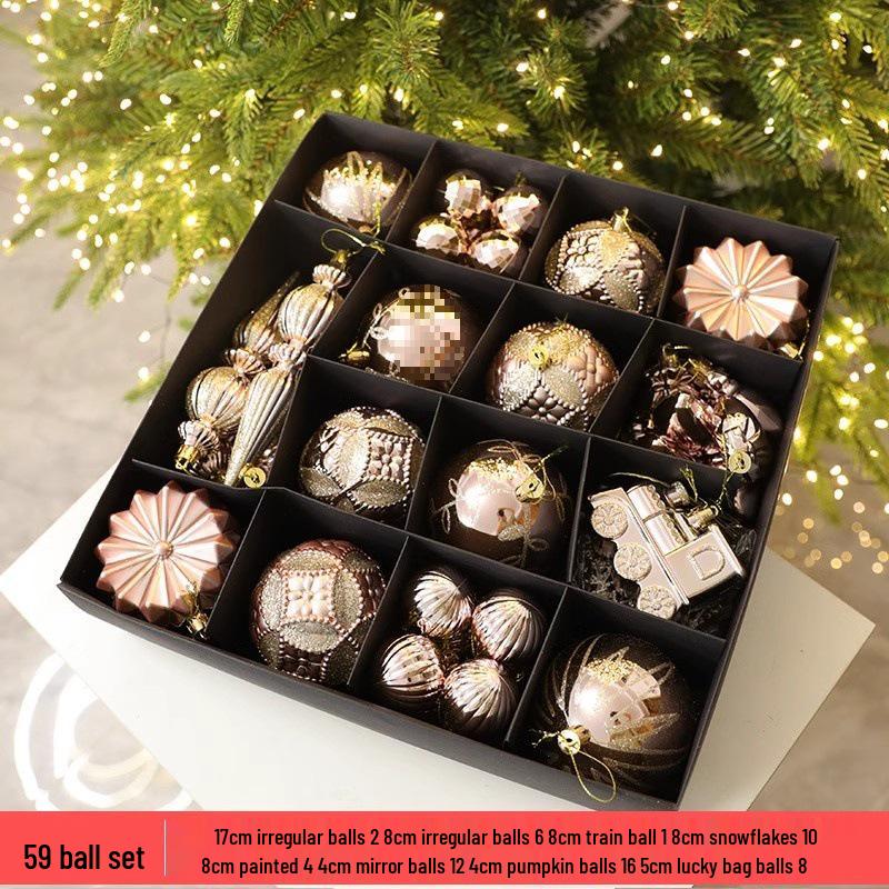 2025 Large Luminous Christmas Tree with Ornaments for Indoor Decoration