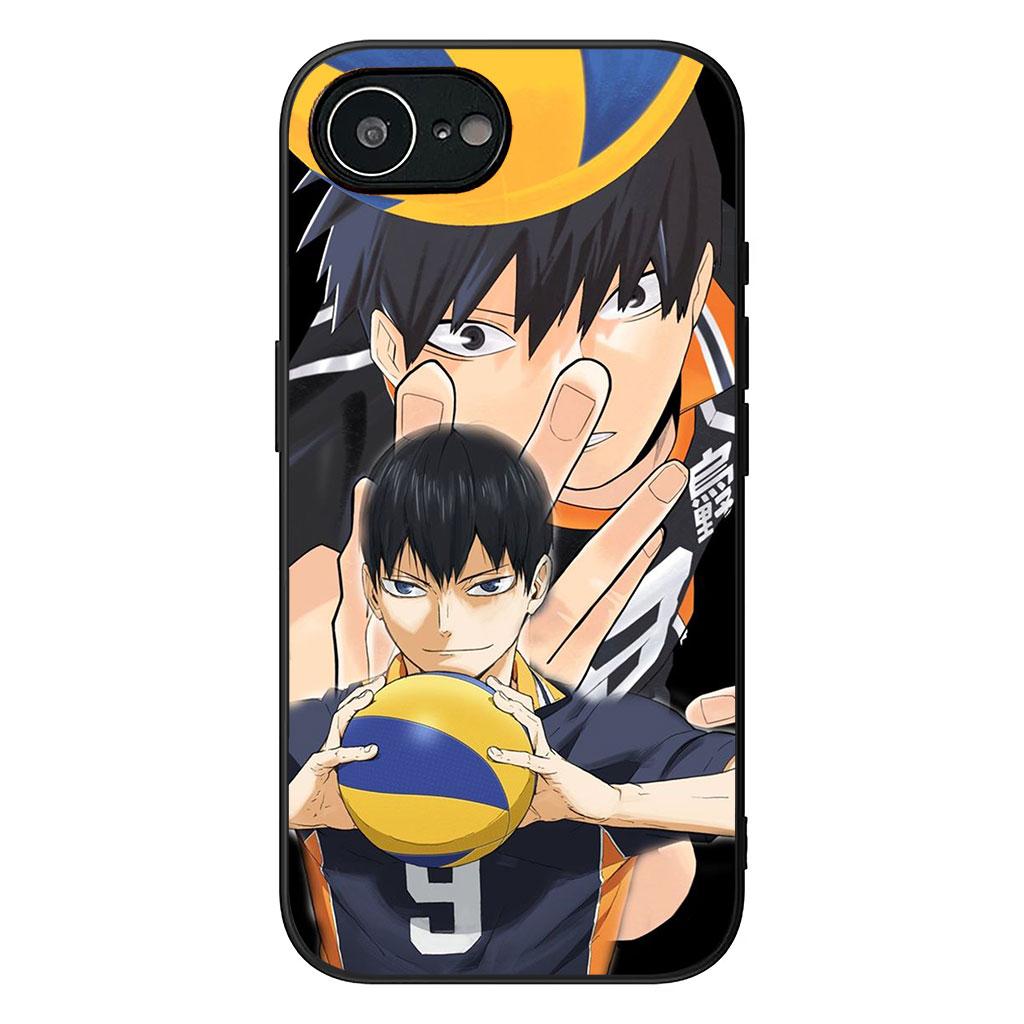Hülle für Apple iPhone 16 15 14 Plus 13 12 Mini 17 Pro Max + ProMax 16E Air Handyhülle Karasuno Tobio Kageyama Haikyuus
