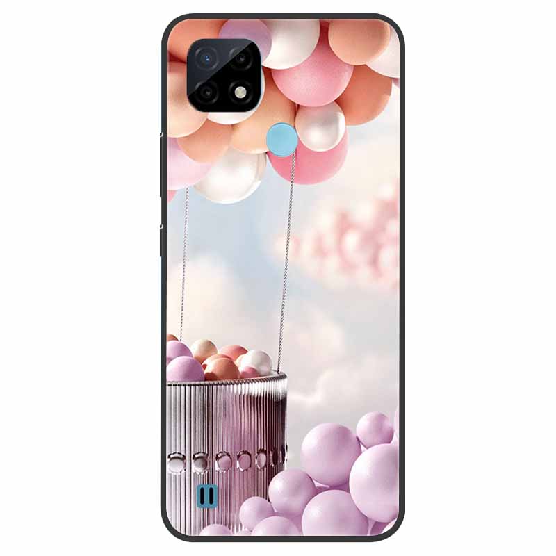 Pro Realme C21 Pouzdro Nárazuvzdorné Měkký silikon TPU Zadní kryt Pro Realme C31 C21Y C25S C25 Pouzdra na telefony Realme C21 C31 Roztomilý kreslený