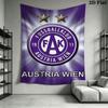 FK Austria Wien A Wall Hanging Printed Fabric Blanket Decorative Tapestries for Bedroom Living Room Home Decor