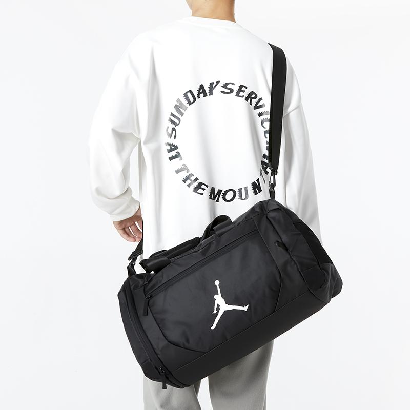 Jordan Large Capacity Polyester Gym Travel Bag Unisex Bags Black JD2233014TD-003