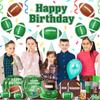 Complete Sports Themed Accessories With 20 Plates 20 Napkins Table Cover Sign Balloons And More For Exciting Gatherings