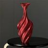 Vintage Style 3D Printed Flower Vases Swirl Pattern Minimalist Floral Decor  Tabletop Display