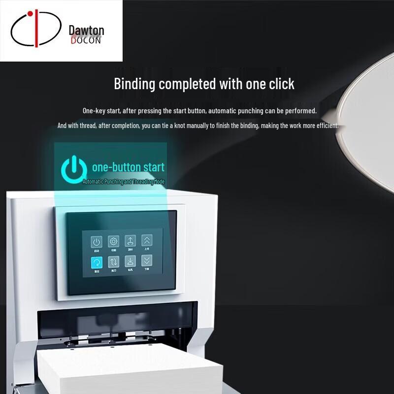 DOCON DC-6300 Automatic Electric 3-Hole Binding Machine