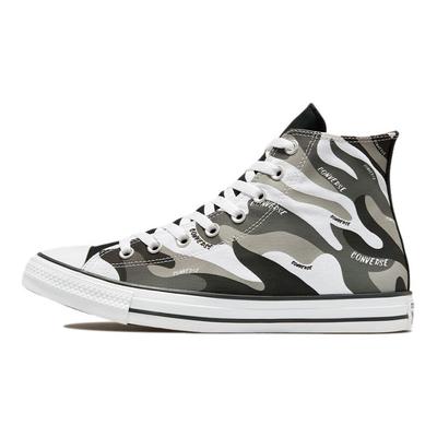 Chuck Taylor All Star Patogūs Madingi Aukštakulniai Drobės Batai Unisex Sportbačiai Juodi Balti Pilki 171453F