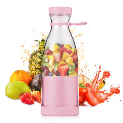 380ml přenosný mini elektrický mixér odšťavňovač hrnek dobíjecí pro smoothie mléčné koktejly džus Jídlo na cesty Sportovní kuchyně Kancelář