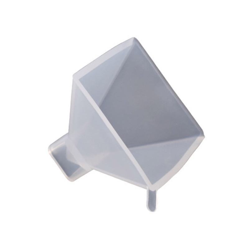 Silicone Pyramid Molds Crystal Epoxy Mold Pyramid Epoxy Resin Casting Mold for DIY Crafts Aromatherapy Candle Making