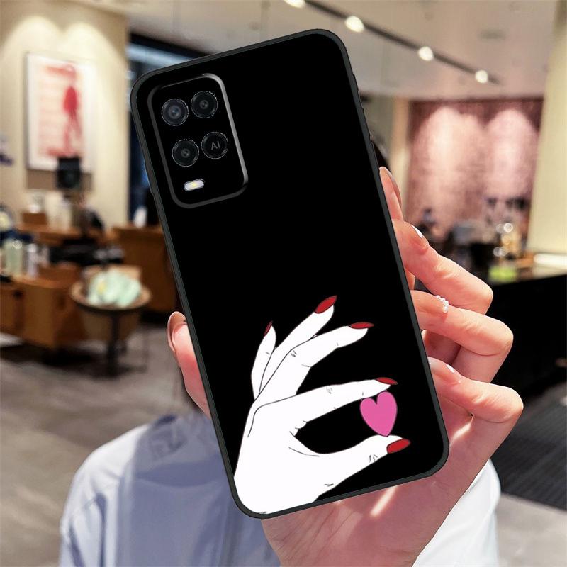 Girl Code Hands Funny Signals Case For Oppo A94 A54 A40 A60 A80 A98 A78 A18 A38 A58 A16 A76 A96 A17 A77 A74 A57S A15 Cover