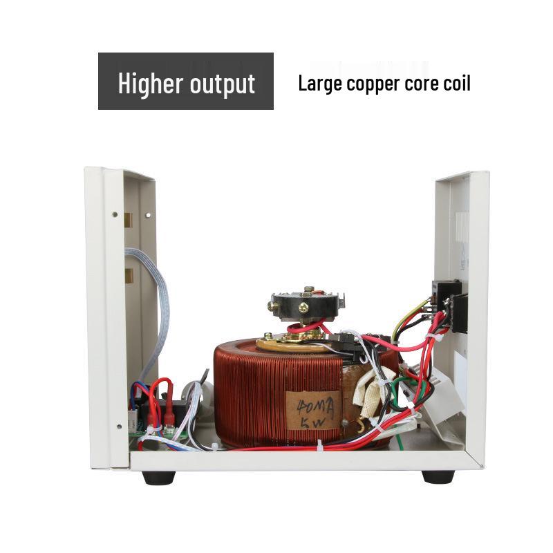 Delixi 220V Single-Phase Digital Voltage Stabilizer for Computers, TVs, and Refrigerators - TND3-2KVA Lightning Protection