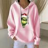 Women's Fashion Casual Christmas Angel Print Pullover Long-Sleeve Sweatshirt