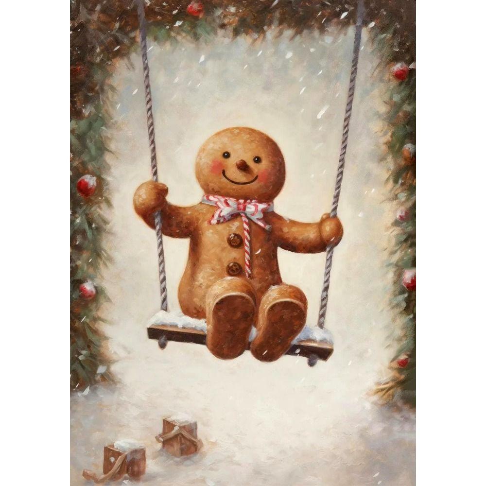 Vintage Christmas Metal Wall Decoration, Holiday Sticker Sign