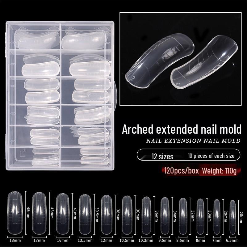 

Прозрачный набор гелевых форм для быстрого наращивания ногтей – Салонный набор инструментов для удлинения ногтей