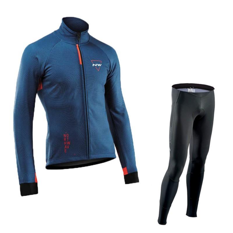 Outdoor Cycling Clothes Bicycle Long-sleeved Suit Men Women Mountain Bike Road Equipment