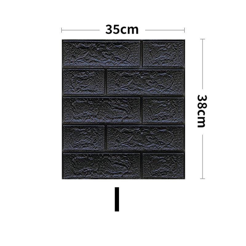 1PC Self-Adhesive DIY 3D Bedroom Wall Sticker Living Kids Room Imitation Brick Home Decor Anti-Collision TV Backdrop Waterproof