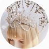 KC Halo Crown Lolita Sun Goddess Virgin Mary Spiked Halo Bride Crown Headpiece Halloween Costume Accessories Baroque Headwear