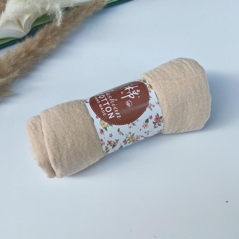 Monochrome Cotton And Linen Scarf, Beard Headscarf, Crumpled Scarf, Shawl, One Piece Will Be Sent On Behalf Of Wj01.