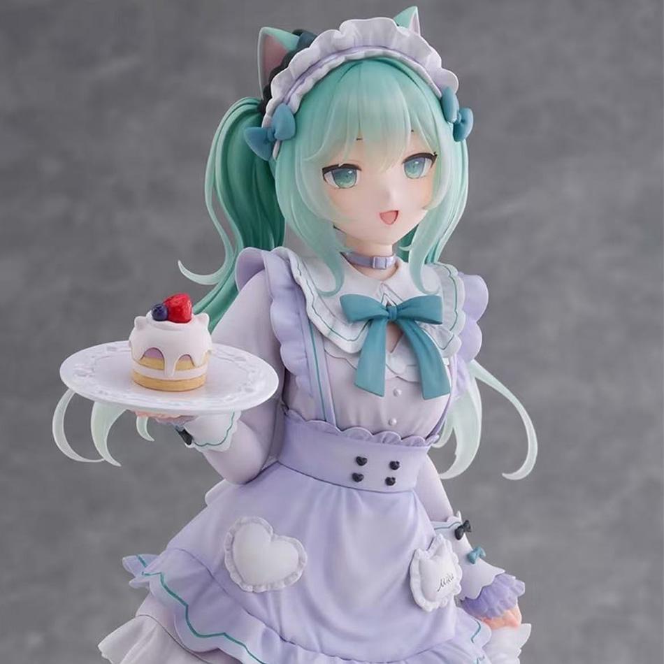 In Stock F:NEX Piapro Hatsune Miku 1/7 Scale Cat Ear Maid Figure Anime Model Collector Figurine Toys for Children