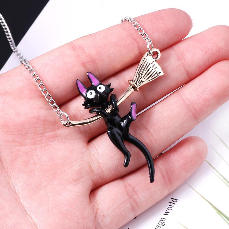 Anime Cute Black Cat Keychain Cartoon Cosplay Home delivery Props Pendant Keyring Wen Women Backpack Jewelry Accessories Gift